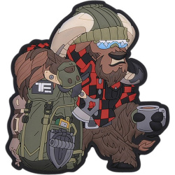 3D PVC Nášivka/Patch TF-2215 Bushcraft Ox - farebná