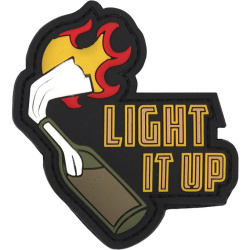 3D PVC Nášivka/Patch Light it up - farebná