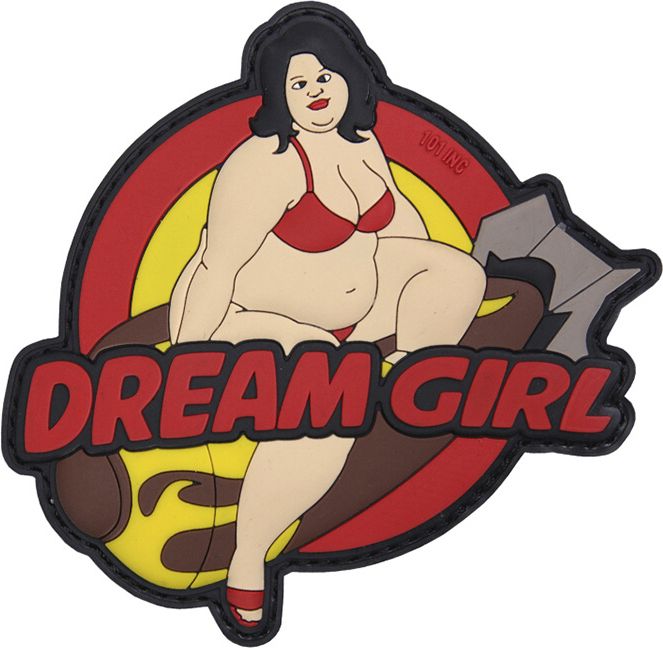 3D PVC Nášivka/Patch Dream girl