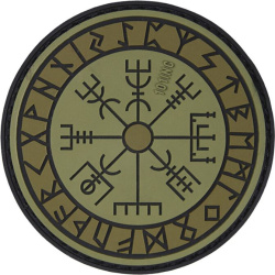 3D PVC Nášivka/Patch Protect shield - zelená