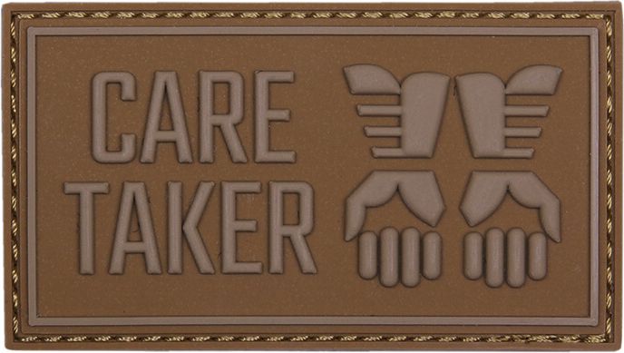 3D PVC Nášivka/Patch Care taker - coyote