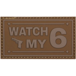 3D PVC Nášivka/Patch Watch my - coyote