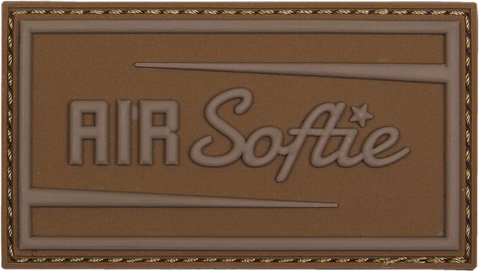 3D PVC Nášivka/Patch Air Softie - coyote