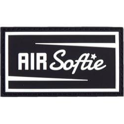 3D PVC Nášivka/Patch Air Softie - čierna