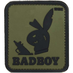 3D PVC Nášivka/Patch Badboy - green