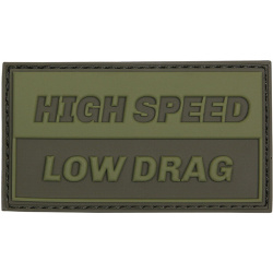 3D PVC Nášivka/Patch High speed Low drag - green