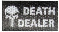 COMBAT-ID IR Nášivka/Patch Death Dealer, left - čierna
