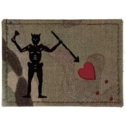 COMBAT-ID IR Nášivka/Patch Blackbeard 7x5cm - multicam