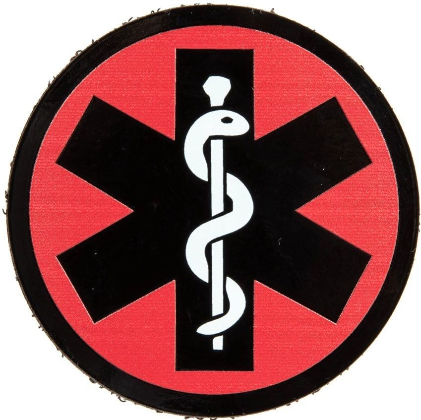 COMBAT-ID IR Nášivka/Patch Medical Cross Gen.2 7cm - red / black