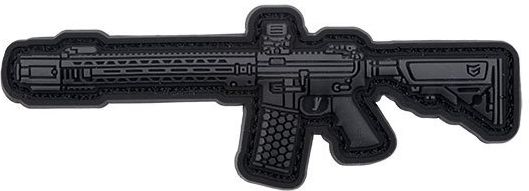 GFC 3D PVC Nášivka/Patch GRY Carbine