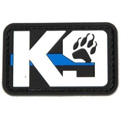 GFC 3D PVC Nášivka/Patch K9 Blue Line Paw