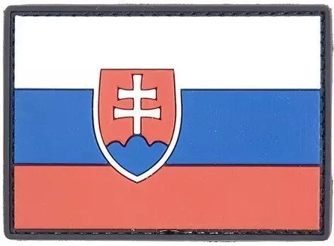 GFC 3D PVC Nášivka/Patch Slovakia flag - color
