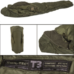 MILTEC Spací vak Tactical 3 - olive drab (14113803)