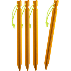 HELIKON Stanové kolíky 4ks - orange(PO-TST-AL-24)