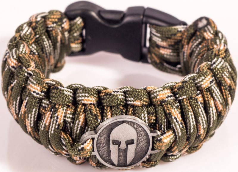 Paracord náramok King Kobra, SPARTAN, v1 - camo