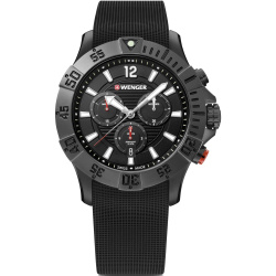 WENGER Hodinky Seaforce Chrono / silikónový remienok - black (01.0643.120)