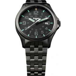 TRASER Hodinky P67 Officer Pro Gunmetal / kovový remienok - čierne (107868)