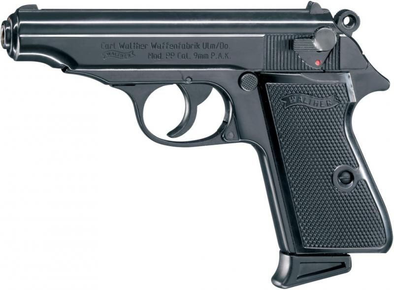 UMAREX Plynová pištoľ Walther PP, kal. 9mm - čierna (315.02.00)
