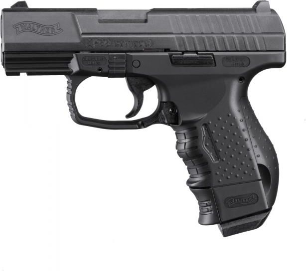 UMAREX Vzduchová pištoľ CO2 CP99Compact, čierna, 4,5mm, 18s, BlowBack (5.8064)