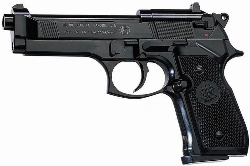 UMAREX Vzduchová pištoľ CO2 Beretta M92FS, čierna, 4,5mm, 8s (419.00.00)