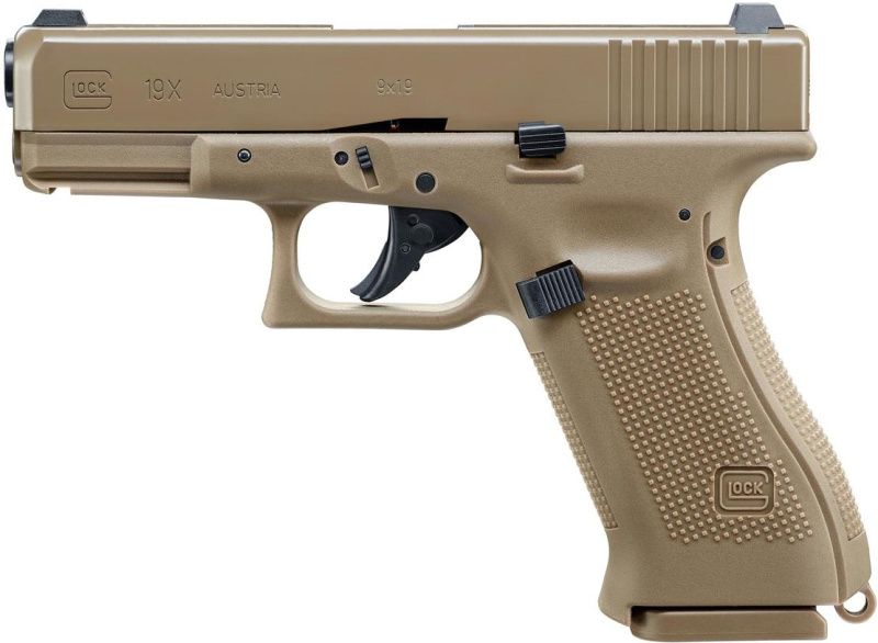 UMAREX Vzduchová pištoľ CO2 GLOCK 19X (blowback), kal. 4,5mm BB (2362145)