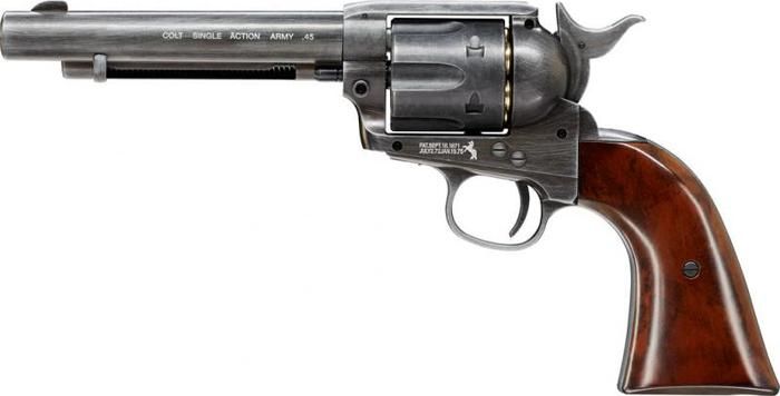 UMAREX Vzduchový revolver CO2 Colt SAA .45 antique, kal. 4,5mm BB (5.8307)