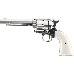 UMAREX Vzduchový revolver CO2 SAA .45 5.5'' nickel, kal. 4,5mm diab. (5.8322)