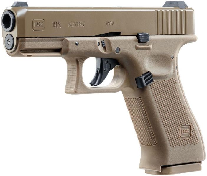 UMAREX Vzduchová pištoľ CO2 GLOCK 19X (blowback), kal. 4,5mm BB (2362145)