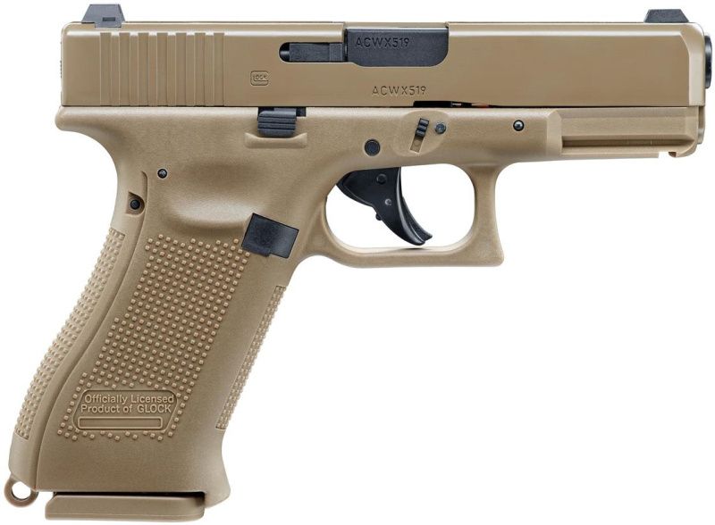 UMAREX Vzduchová pištoľ CO2 GLOCK 19X (blowback), kal. 4,5mm BB (2362145)