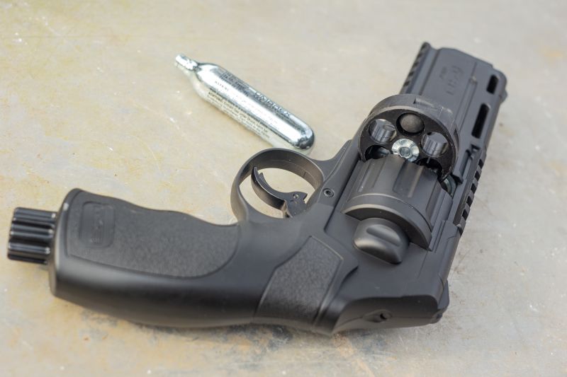 UMAREX Vzduchový revolver CO2 T4E HDR50 Emergency Kit 11J, kal. 50 (26565)