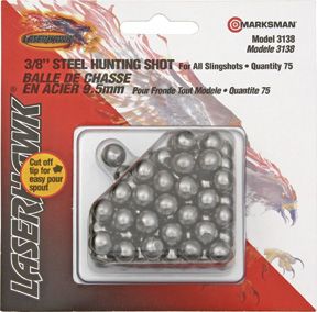 Guličky do praku Marksman Hunting Shot cal 3/8", 75ks (MA3138)
