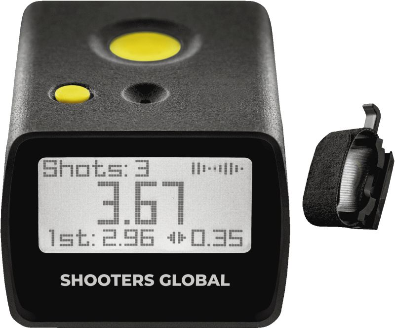 SHOOTERS GLOBAL Analyzátor strelby SG Timer Go w/ quick release