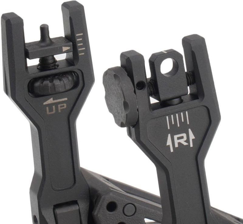 STRIKE INDUSTRIES Sidewinder II BUIS backup iron sights black (SIDEWINDERII-BK)