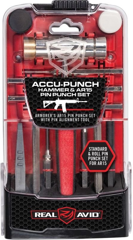 REAL AVID Náradie Accu-Punch Hammer & AR-15 Pin Punch (AVHPS-AR)