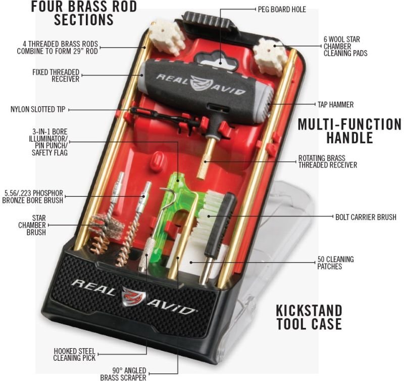 REAL AVID Čistiaca sada Gun Boss Pro - AR-15 (AVGBPROAR15)