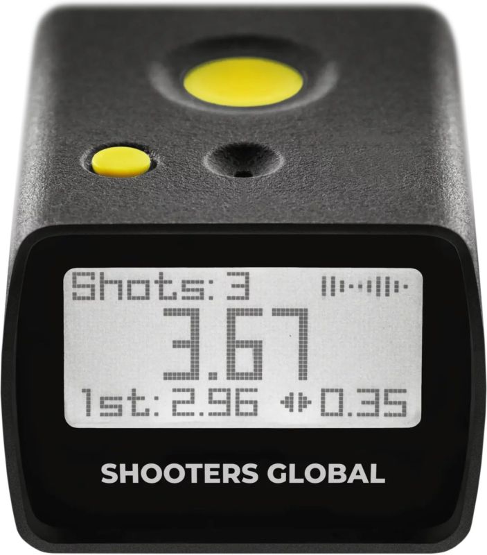 SHOOTERS GLOBAL Analyzátor strelby SG Timer Go w/ pocket clip 