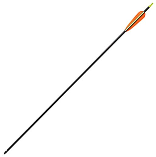 EK ARCHERY Šíp karbónový 20" - čierny, (D-067B3)