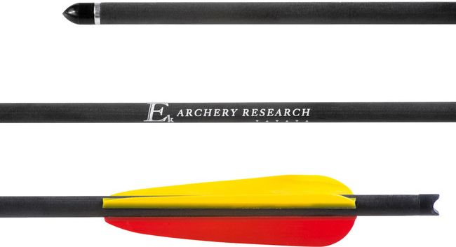 EK ARCHERY Šíp do kuše karbónový 8,8mm 20" - čierny