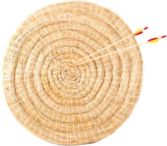 Terčovnica okrúhla slamená 80 cm
