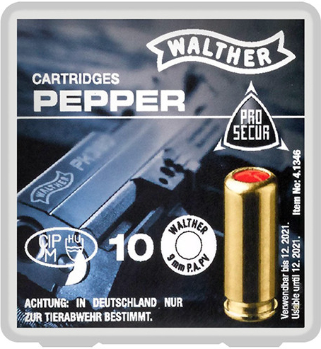 UMAREX Náboj 9mm korenie Walther P.A., 10 ks (4.1346)