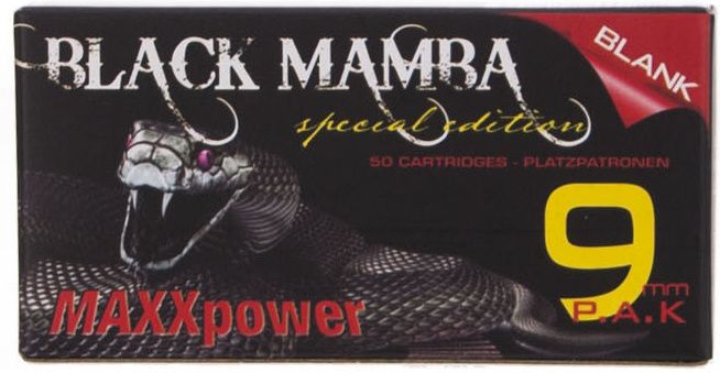 Náboj 9mm štartovací Pobjeda Black Mamba 50ks