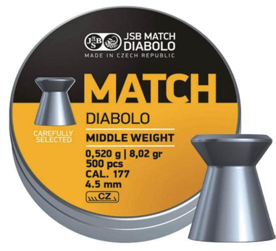 Diabolo Match Rifle 4,5mm 500ks