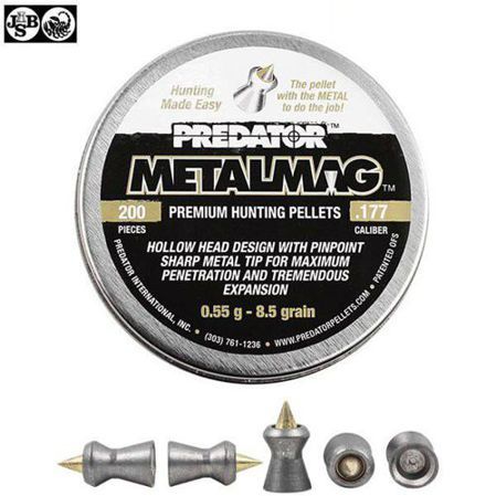 Náboj 4,5mm vzduchovka, Diabolo JSB Predator Metalmag 200ks