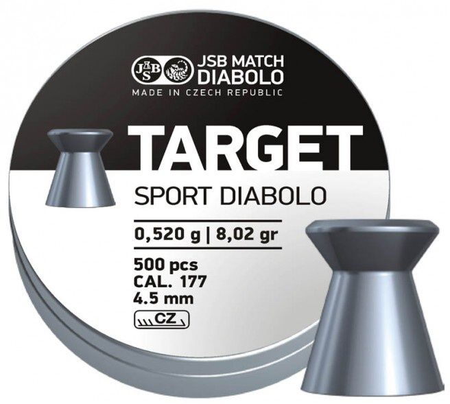 Náboj 4,5mm vzduchovka, Diabolo Target 500ks