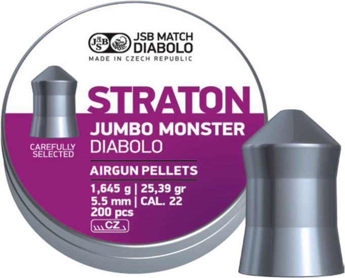 Náboj 5,51mm vzduchovka, JSB Straton Jumbo Monster 200ks