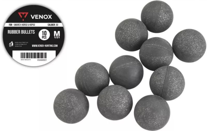 VENOX Guličky T4E Rubber Ball RB Steel .68 10ks