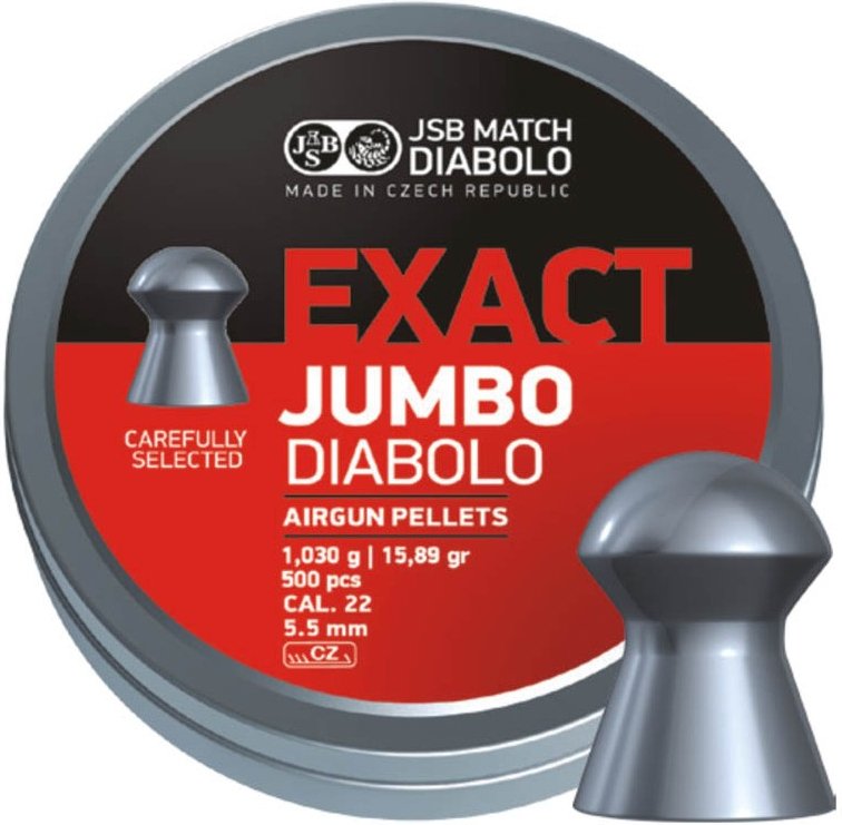 JSB MATCH DIABOLO Náboj 5,51mm Exact Jumbo 250ks (546246-250)
