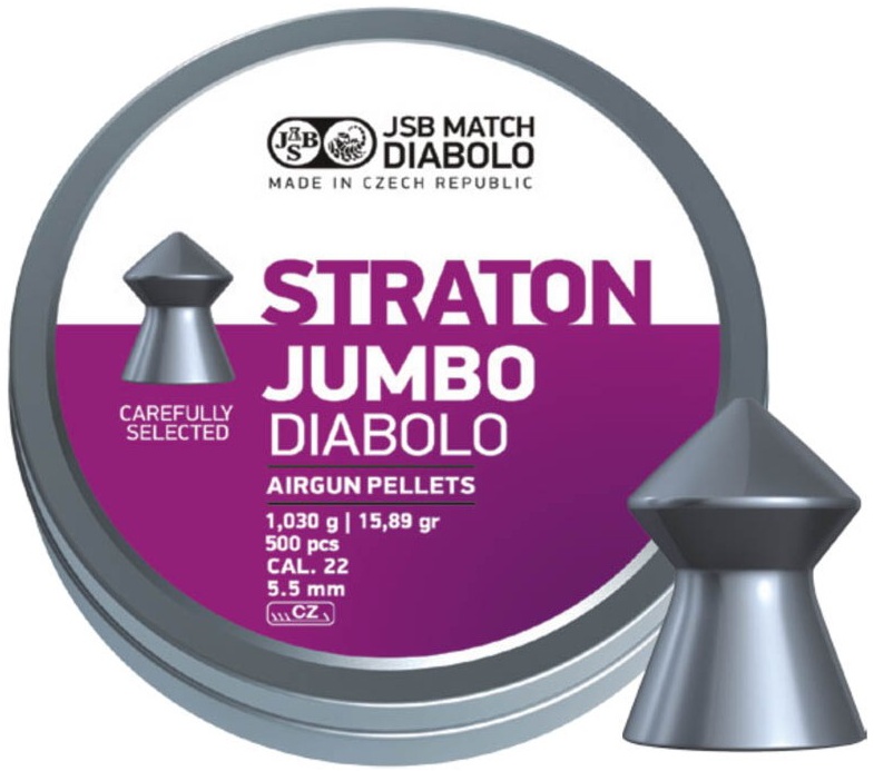 JSB MATCH DIABOLO Náboj 5,5mm Straton Jumbo 250ks (546238-250)