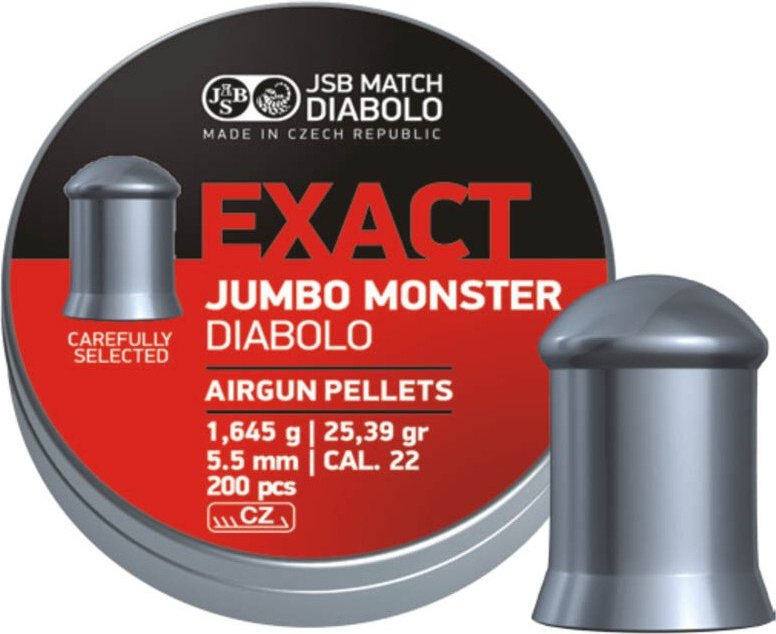 JSB MATCH DIABOLO Náboj 5,5mm Exact Jumbo Monster 200ks (546288-200)