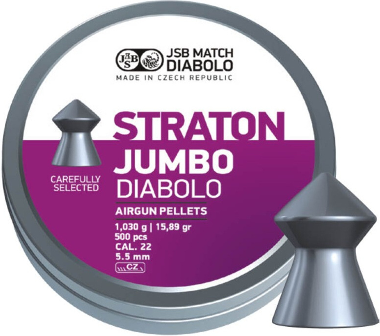 JSB MATCH DIABOLO Náboj 5,5mm Straton Jumbo 500ks